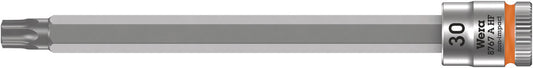 WERA 05003370001 8767 A HF TORX ZYKLOP BIT SOCKET WITH 1/4" DRIVE WITH HOLDING FUNCTION , TX 30 X 100 MM