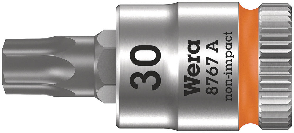 WERA 05003393001 8767 A TORX ZYKLOP BIT SOCKET WITH 1/4" DRIVE, TX 30 X 28 MM  (NO HF!!!)