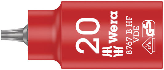 WERA 05004920001 8767 B VDE HF  TORX 20 HF INSULATED SOCKET