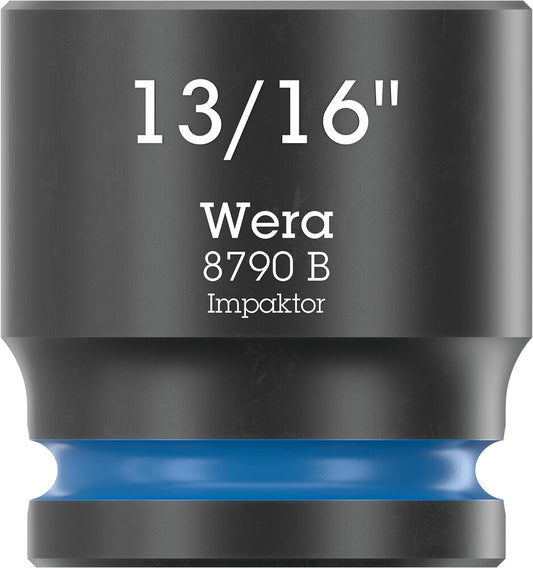 WERA 05005523001 8790 B Impaktor socket with 3/8" drive, 13/16" x 32 mm