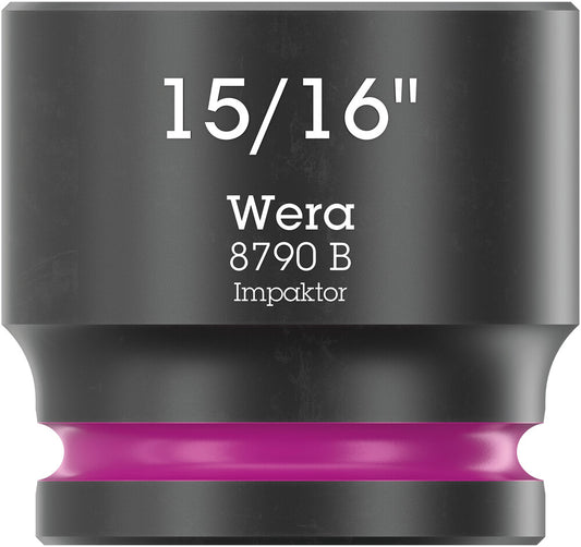 WERA 05005525001 8790 B Impaktor socket with 3/8" drive, 15/16" x 32 mm