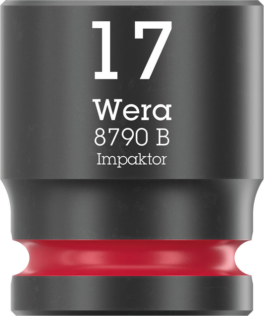 WERA 05005508001 8790 B Impaktor socket with 3/8" drive, 17 x 30 mm