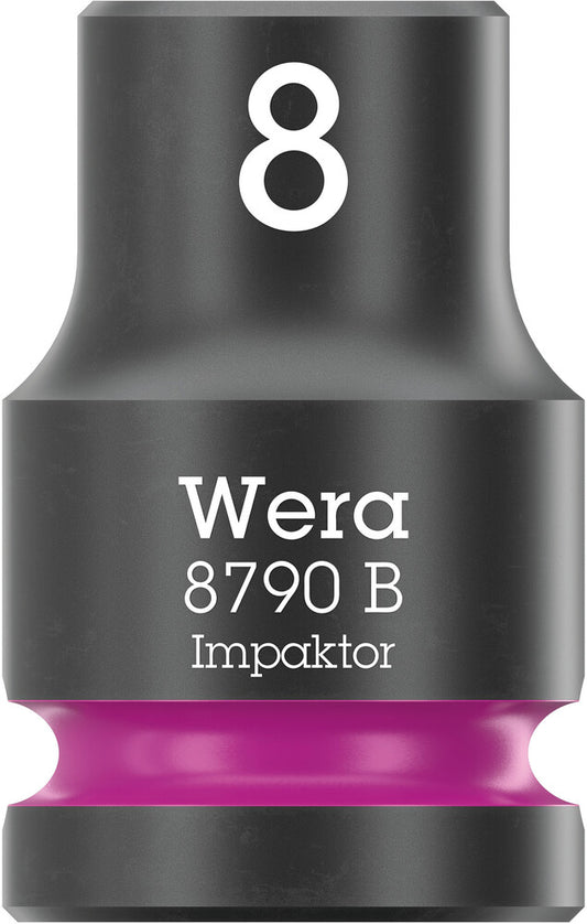 WERA 05005500001 8790 B Impaktor socket with 3/8" drive, 8 x 30 mm