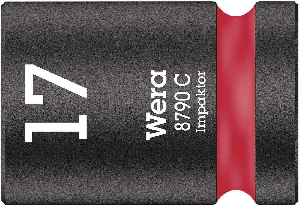 WERA 05004574001 8790 C IMP (1/2" DRIVE IMPACT SOCKETS) IMPACT SOCKET SW 17 RED