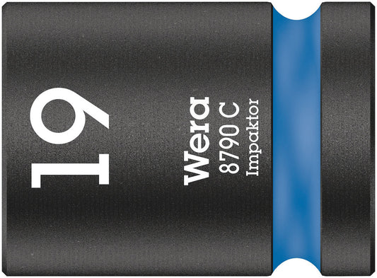 WERA 05004576001 8790 C IMP (1/2" DRIVE IMPACT SOCKETS) IMPACT SOCKET SW 19 BLUE