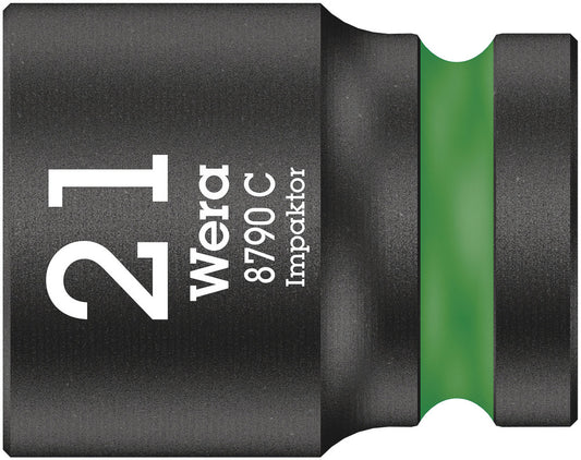 WERA 05004578001 8790 C IMP (1/2" DRIVE IMPACT SOCKETS) IMPACT SOCKET SW 21 GREEN