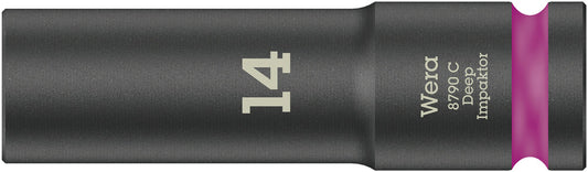 WERA 05004831001 8790 C IMPAKTOR DEEP SOCKET WITH 1/2" DRIVE, 14 X 83 MM