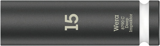 WERA 05004832001 8790 C IMPAKTOR DEEP SOCKET WITH 1/2" DRIVE, 15 X 83 MM