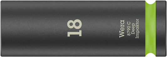 WERA 05004835001 8790 C IMPAKTOR DEEP SOCKET WITH 1/2" DRIVE, 18 X 83 MM