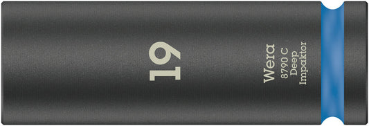 WERA 05004836001 8790 C IMPAKTOR DEEP SOCKET WITH 1/2" DRIVE, 19 X 83 MM