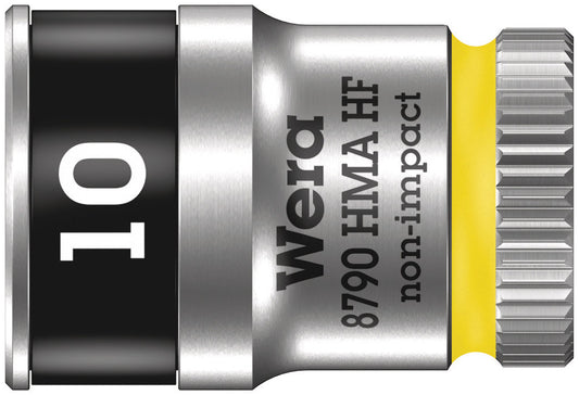 WERA 05003725001 8790 HMA HF ZYKLOP SOCKET WITH 1/4" DRIVE WITH HOLDING FUNCTION , 10,0  MM