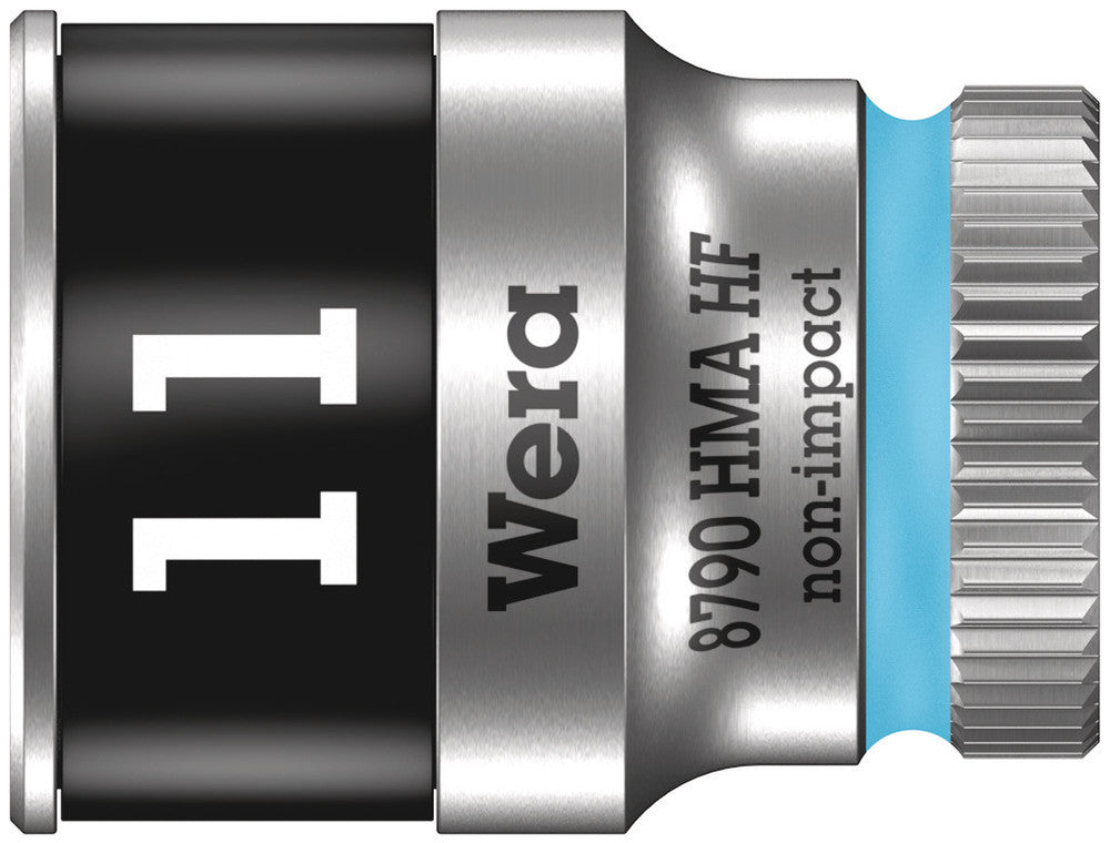 WERA 05003726001 8790 HMA HF ZYKLOP SOCKET WITH 1/4" DRIVE WITH HOLDING FUNCTION , 11,0  MM