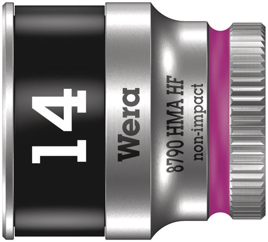 WERA 05003729001 8790 HMA HF ZYKLOP SOCKET WITH 1/4" DRIVE WITH HOLDING FUNCTION , 14,0  MM