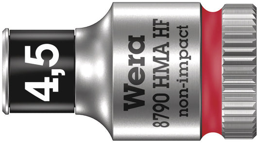 WERA 05003718001 8790 HMA HF ZYKLOP SOCKET WITH 1/4" DRIVE WITH HOLDING FUNCTION , 4,5  MM