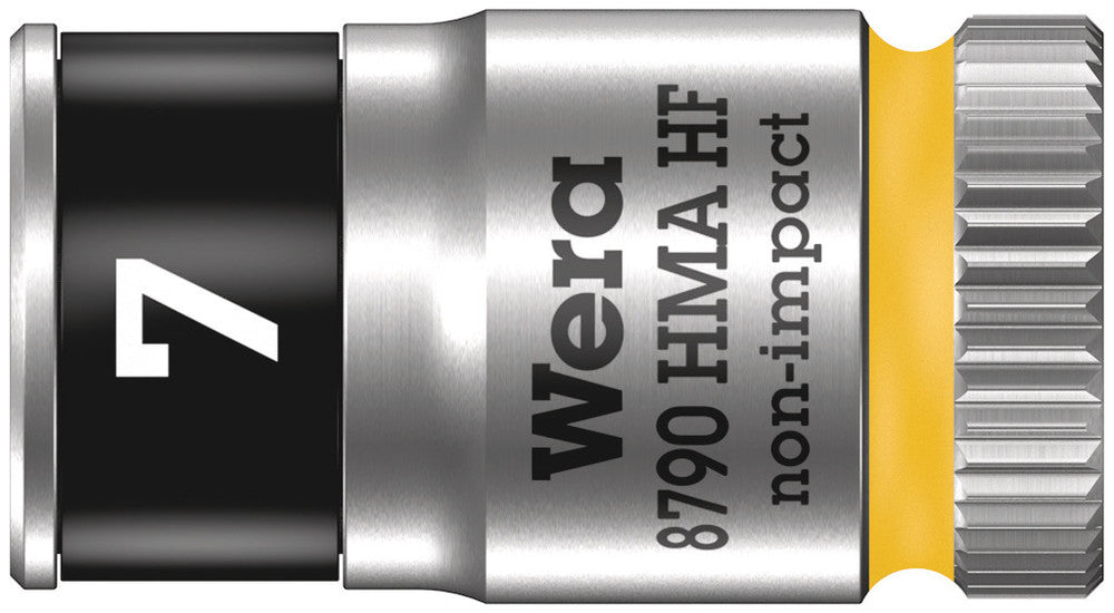 WERA 05003722001 8790 HMA HF ZYKLOP SOCKET WITH 1/4" DRIVE WITH HOLDING FUNCTION , 7,0  MM