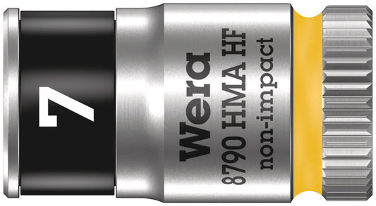 WERA 05003722001 8790 HMA HF ZYKLOP SOCKET WITH 1/4" DRIVE WITH HOLDING FUNCTION , 7,0  MM