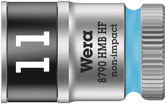 WERA 05003745001 8790 HMB HF 11,0 ZYKLOP SOCKET WITH 3/8" DRIVE, HOLDING FUNCTION