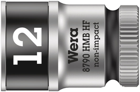 WERA 05003746001 8790 HMB HF 12,0 ZYKLOP SOCKET WITH 3/8" DRIVE, HOLDING FUNCTION