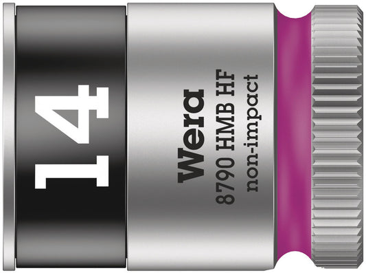 WERA 05003748001 8790 HMB HF 14,0 ZYKLOP SOCKET WITH 3/8" DRIVE, HOLDING FUNCTION