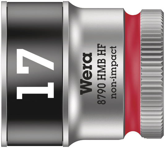 WERA 05003751001 8790 HMB HF 17,0 ZYKLOP SOCKET WITH 3/8" DRIVE, HOLDING FUNCTION