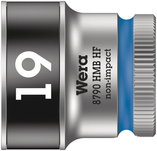 WERA 05003753001 8790 HMB HF 19,0 ZYKLOP SOCKET WITH 3/8" DRIVE, HOLDING FUNCTION