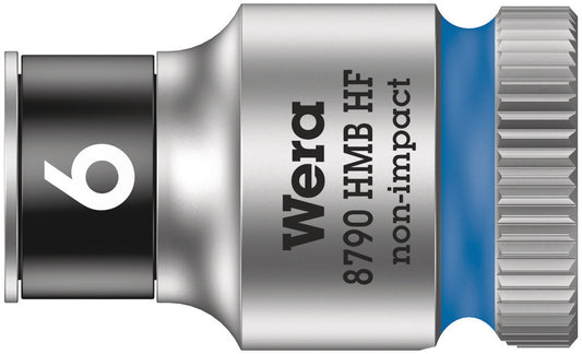 WERA 05003740001 8790 HMB HF 6,0 ZYKLOP SOCKET WITH 3/8" DRIVE, HOLDING FUNCTION