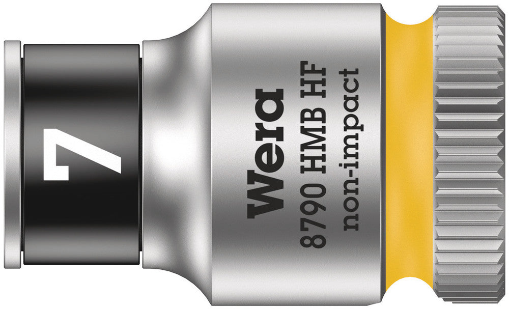 WERA 05003741001 8790 HMB HF 7,0 ZYKLOP SOCKET WITH 3/8" DRIVE, HOLDING FUNCTION