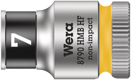 WERA 05003741001 8790 HMB HF 7,0 ZYKLOP SOCKET WITH 3/8" DRIVE, HOLDING FUNCTION