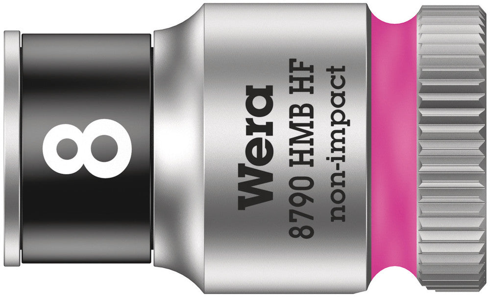 WERA 05003742001 8790 HMB HF 8,0 ZYKLOP SOCKET WITH 3/8" DRIVE, HOLDING FUNCTION