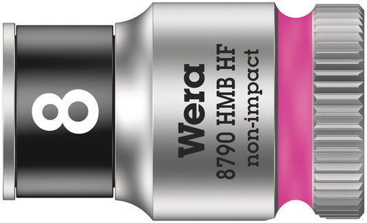 WERA 05003742001 8790 HMB HF 8,0 ZYKLOP SOCKET WITH 3/8" DRIVE, HOLDING FUNCTION