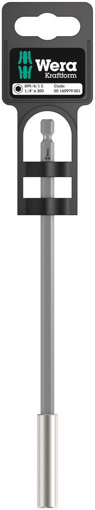 WERA 05160979001 899/4/1 S 1/4" X 200 MM UNIVERSAL BIT HOLDER WITH MAGNET