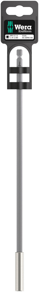 WERA 05160981001 899/4/1 S 1/4" X 300 MM UNIVERSAL BIT HOLDER WITH MAGNET