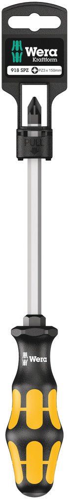 WERA 05100082001 918 SPZ PZ 3 X 150 MM HANG-TAG S/DRIVER FOR POZIDRIV SCREWS