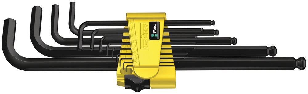 WERA 05021728001 950 PKL/13 SZ N LONG ARM HEX KEY SET * MUST BE ORDERED IN BOX QTY OF 10 (ORDER 05021721001 FOR INDIVIDUAL QTYS)
