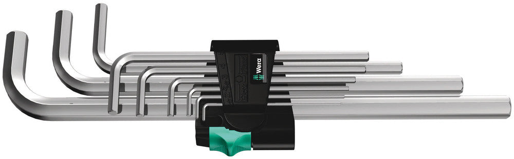 WERA 05021909001 950 L/9 SM N LONG ARM HEX KEY SET 