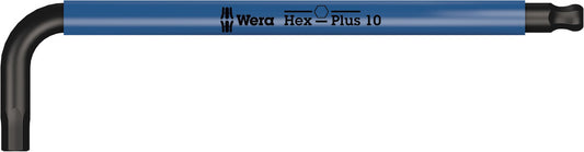 WERA 05022205001 950 SPKL HEX-PLUS HF SW 10,0 BLAU L-KEY WITH HOLDING FUNCTION * MUST BE ORDERED IN BOX QTY OF 10