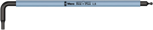WERA 05022600001 950 SPKL HEX-PLUS SW 1.5 ICEBLUE LONG ARM HEX KEY * MUST BE ORDERED IN BOX QTY OF 10