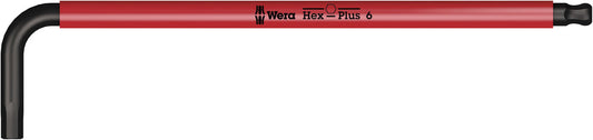 WERA 05022203001 950 SPKL HEX-PLUS HF SW 6,0 ROT L-KEY WITH HOLDING FUNCTION * MUST BE ORDERED IN BOX QTY OF 10