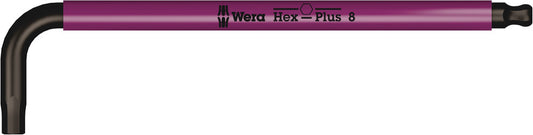 WERA 05022614001 950 SPKL HEX-PLUS SW 8.0 PINK LONG ARM HEX KEY * MUST BE ORDERED IN BOX QTY OF 10