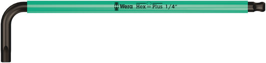 WERA 05022636001 950 SPKL HEX-PLUS SW 1/4" TURQUOISE LONG ARM HEX KEY * MUST BE ORDERED IN BOX QTY OF 10