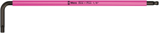 WERA 05022632001 950 SPKL HEX-PLUS SW 1/8" BRIGHT PINK LONG ARM HEX KEY * MUST BE ORDERED IN BOX QTY OF 10