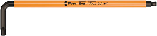 WERA 05022634001 950 SPKL HEX-PLUS SW 3/16" BRIGHT ORANGE LONG ARM HEX KEY * MUST BE ORDERED IN BOX QTY OF 10