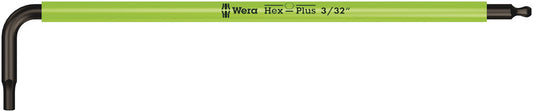 WERA 05022631001 950 SPKL HEX-PLUS SW 3/32" BRIGHT GREEN LONG ARM HEX KEY * MUST BE ORDERED IN BOX QTY OF 10