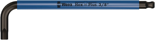 WERA 05022638001 950 SPKL HEX-PLUS SW 3/8" BLUE LONG ARM HEX KEY * MUST BE ORDERED IN BOX QTY OF 10