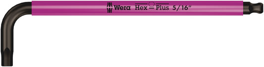 WERA 05022637001 950 SPKL HEX-PLUS SW 5/16" PINK LONG ARM HEX KEY * MUST BE ORDERED IN BOX QTY OF 10