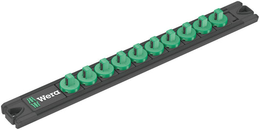 WERA 05136420001 9600 MAGNETIC SOCKET RAIL, 1/4", EMPTY, 30 X 270 MM