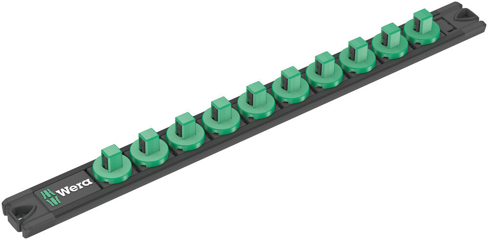 WERA 05136421001 9601 MAGNETIC SOCKET RAIL, 3/8", EMPTY, 30 X 340 MM