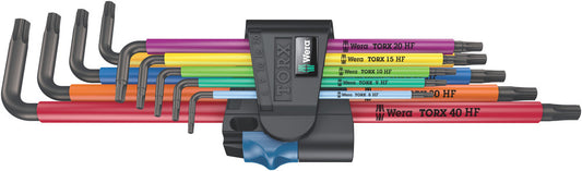 WERA 05024470001 967/9 TX XL MULTICOLOUR HF 1 L-KEY SET WITH HOLDING FUNCTION