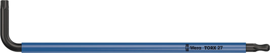 WERA 05024356001 967 SPKL BO TX 27 BLUE LONG ARM BALLPOINT-TORX KEY * MUST BE ORDERED IN BOX QTY OF 10
