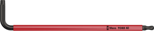 WERA 05024358001 967 SPKL BO TX 40 RED LONG ARM BALLPOINT-TORX KEY * MUST BE ORDERED IN BOX QTY OF 10